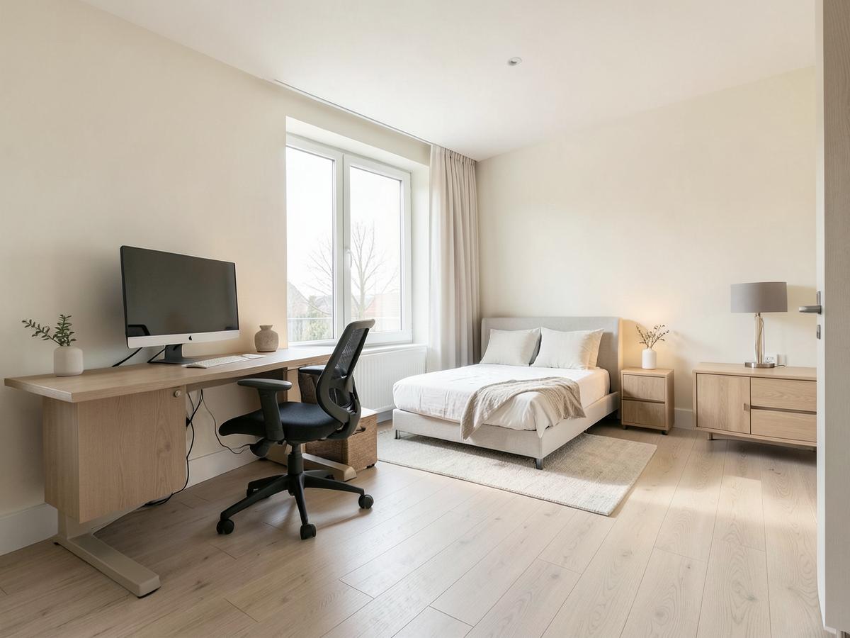 Laminate flooring in a residential interior